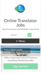 Mobile Screenshot of online-translatorjobs.com